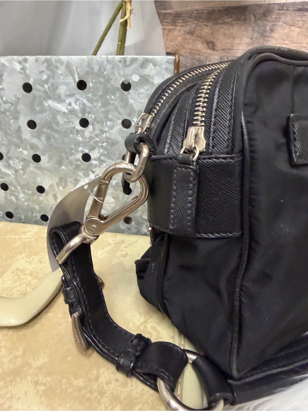 Prada Black Nylon Tessuto Shoulder Bag OS - Picture 5 of 9